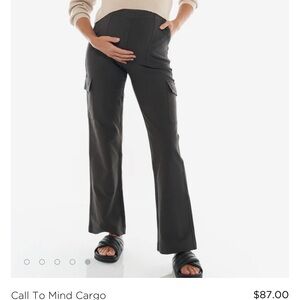 Bae The Label Call To Mind Cargo Maternity Pants